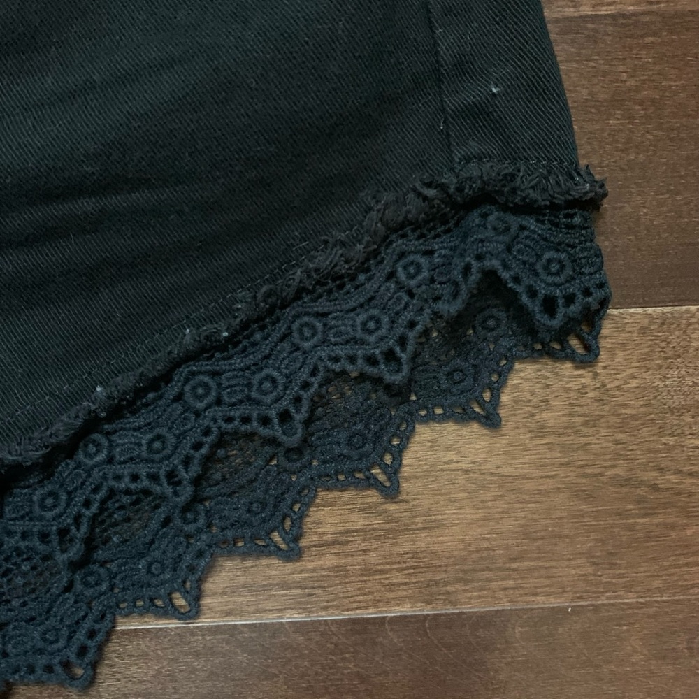 Free People Black Jean Shorts - Picture 4 of 5
